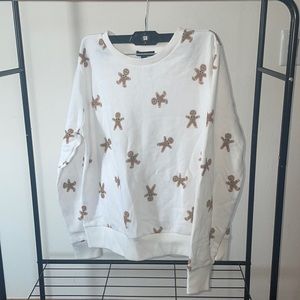gingerbread man crewneck